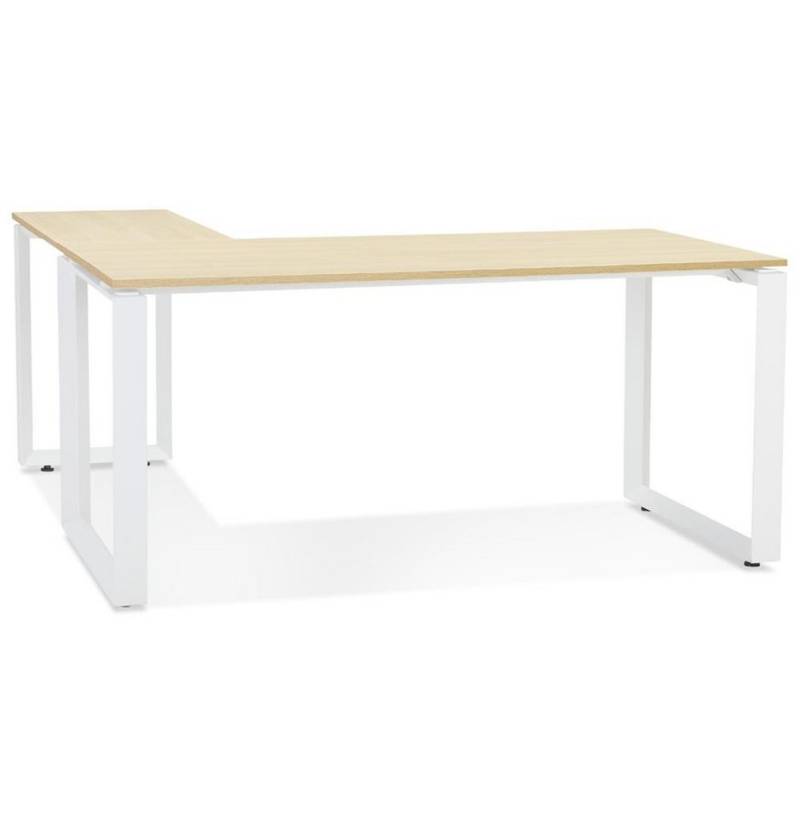 KADIMA DESIGN Schreibtisch L-Form Bürotisch, Eckschreibtisch 170x160cm Computertisch platzsparend, Ergonomisch, Belastbar bis 120 kg, Bodenschutz von KADIMA DESIGN