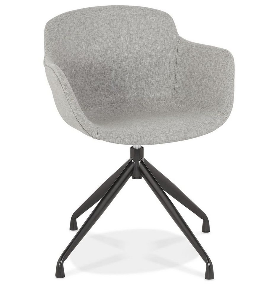 KADIMA DESIGN Sessel URANUS Loungesessel Textile Beige/Grau (light von KADIMA DESIGN