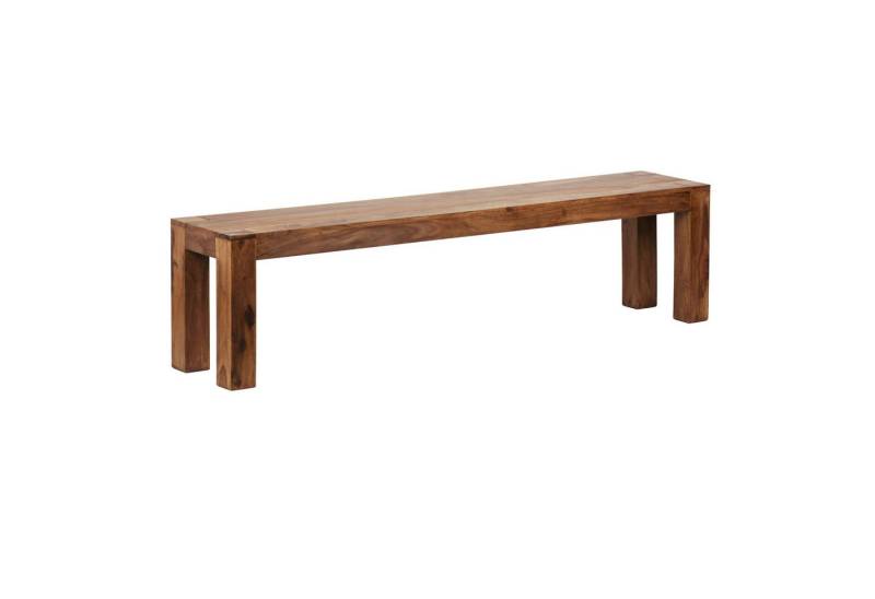 KADIMA DESIGN Sitzbank Esszimmer Sitzbank MUMBAI Massiv-Holz Sheesham 180 x 45 x 35 cm, Holz-Bank Natur-Produkt Küchenbank im Landhaus-Stil von KADIMA DESIGN