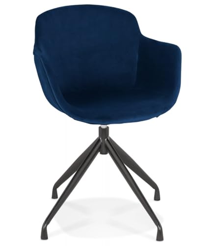 KADIMA DESIGN Armlehnstuhl aus Samt und Metall | Designer Sessel mit ergonomischer Rückenlehne | Polsterstuhl mit breiter Sitzfläche | Moderner Stil | 59x54x80 cm | GRAPIN Kollektion KADIMA DESIGN Armlehnstuhl aus Samt und Metall | Designer Sessel mit ergonomischer Rückenlehne | Polsterstuhl mit breiter Sitzfläche | Moderner Stil | 59x54x80 cm | GRAPIN Kollektion von KADIMA DESIGN