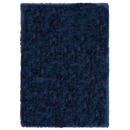 KADIMA DESIGN Superweicher Hochflor-Teppich - Orwell Kollektion Farbe: Blau, Größe: 200x290 cm von KADIMA DESIGN