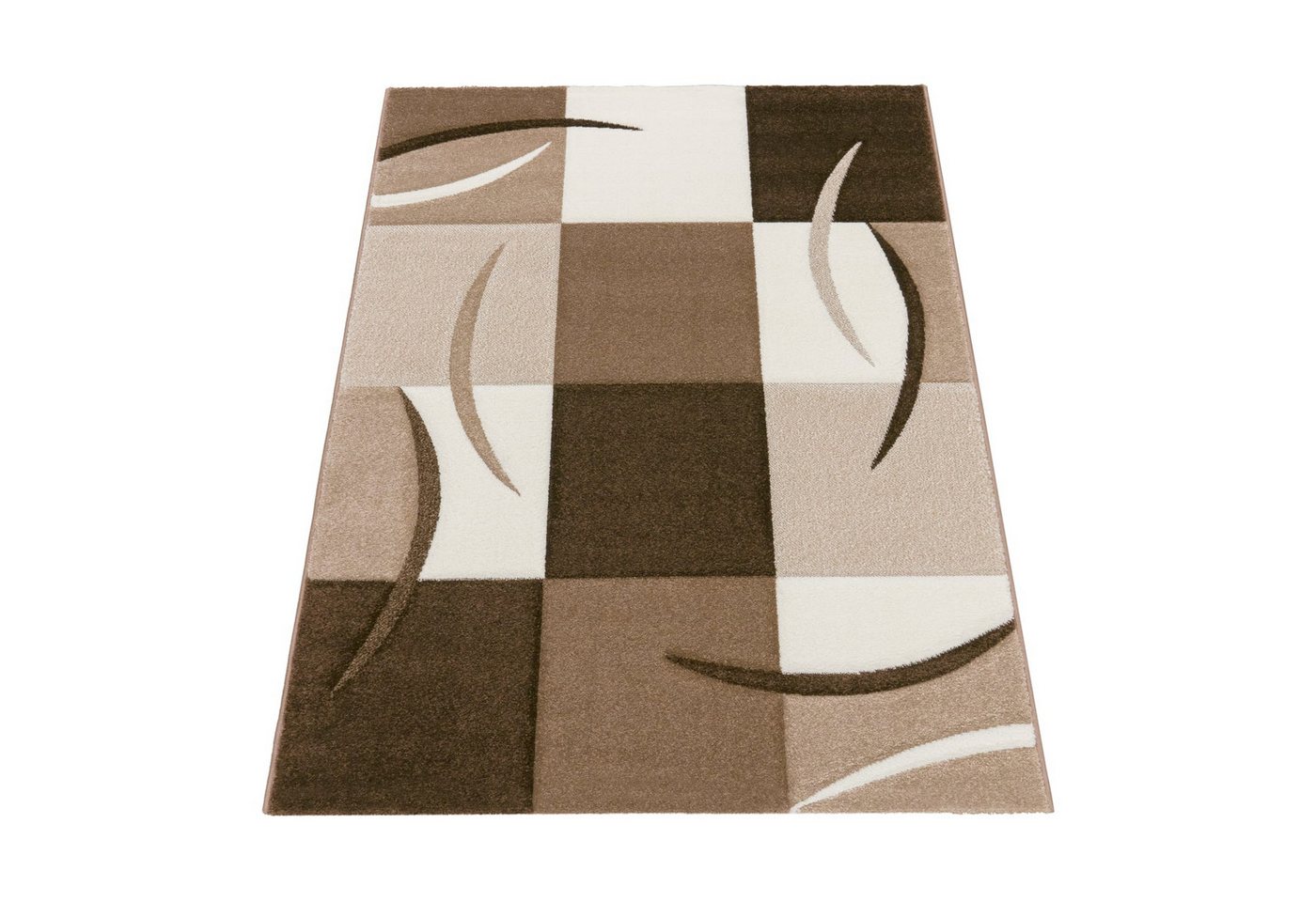 KADIMA DESIGN Teppich Karo Wohnzimmer 100% Polypropylen schmutzabweisend Teppich Kurzflor, Rechteckig, Höhe: 16 mm, Florhöhe: 12 mm, 100% Polypropylen, Rechteckig, 60x110cm, Braun KADIMA DESIGN Teppich Karo Wohnzimmer 100% Polypropylen schmutzabweisend Teppich Kurzflor, Rechteckig, Höhe: 16 mm, Florhöhe: 12 mm, 100% Polypropylen, Rechteckig, 60x110cm, Braun von KADIMA DESIGN