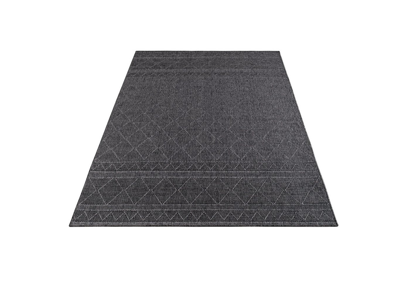KADIMA DESIGN Teppich Rauten Wohnzimmer schmutzabweisend Teppich Kurzflor, Läufer, Höhe: 4 mm, 100% Polypropylen,Läufer, 80x150, Anthrazit KADIMA DESIGN Teppich Rauten Wohnzimmer schmutzabweisend Teppich Kurzflor, Läufer, Höhe: 4 mm, 100% Polypropylen,Läufer, 80x150, Anthrazit von KADIMA DESIGN