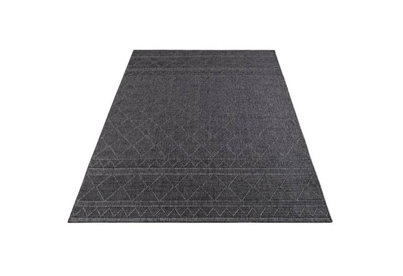 KADIMA DESIGN Teppich Rauten Wohnzimmer schmutzabweisend Teppich Kurzflor, Läufer, Höhe: 4 mm, 100% Polypropylen,Läufer, 80x150, Anthrazit KADIMA DESIGN Teppich Rauten Wohnzimmer schmutzabweisend Teppich Kurzflor, Läufer, Höhe: 4 mm, 100% Polypropylen,Läufer, 80x150, Anthrazit von KADIMA DESIGN