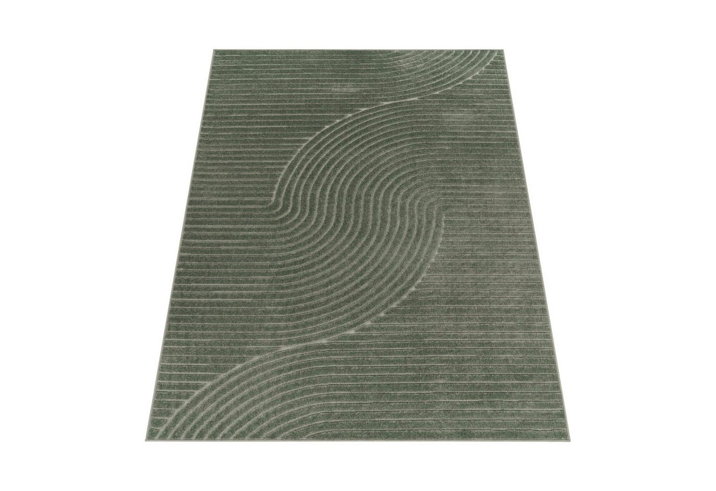 KADIMA DESIGN Teppich Struktur Wohnzimmer schmutzabweisend Teppich Kurzflor, Läufer, Höhe: 10 mm, Florhöhe: 6 mm, 100% Polypropylen, Läufer, 60x100cm, Grün KADIMA DESIGN Teppich Struktur Wohnzimmer schmutzabweisend Teppich Kurzflor, Läufer, Höhe: 10 mm, Florhöhe: 6 mm, 100% Polypropylen, Läufer, 60x100cm, Grün von KADIMA DESIGN
