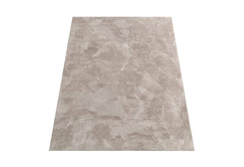 KADIMA DESIGN Teppich waschbar Einfarbig Wohnzimmer schmutzabweisend Teppich Kurzflor, Rechteckig, Höhe: 14 mm, Florhöhe: 10 mm, 100% Polyester, Rechteckig, 60x90cm, Beige von KADIMA DESIGN
