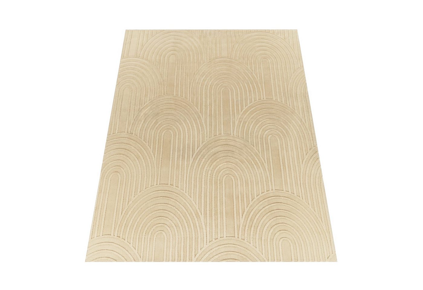 KADIMA DESIGN Teppich waschbar Struktur Wohnzimmer schmutzabweisend Teppich Kurzflor, Rechteckig, Höhe: 14 mm, Florhöhe: 10 mm, 100% Polyester, Rechteckig, 80x150cm, Beige KADIMA DESIGN Teppich waschbar Struktur Wohnzimmer schmutzabweisend Teppich Kurzflor, Rechteckig, Höhe: 14 mm, Florhöhe: 10 mm, 100% Polyester, Rechteckig, 80x150cm, Beige von KADIMA DESIGN