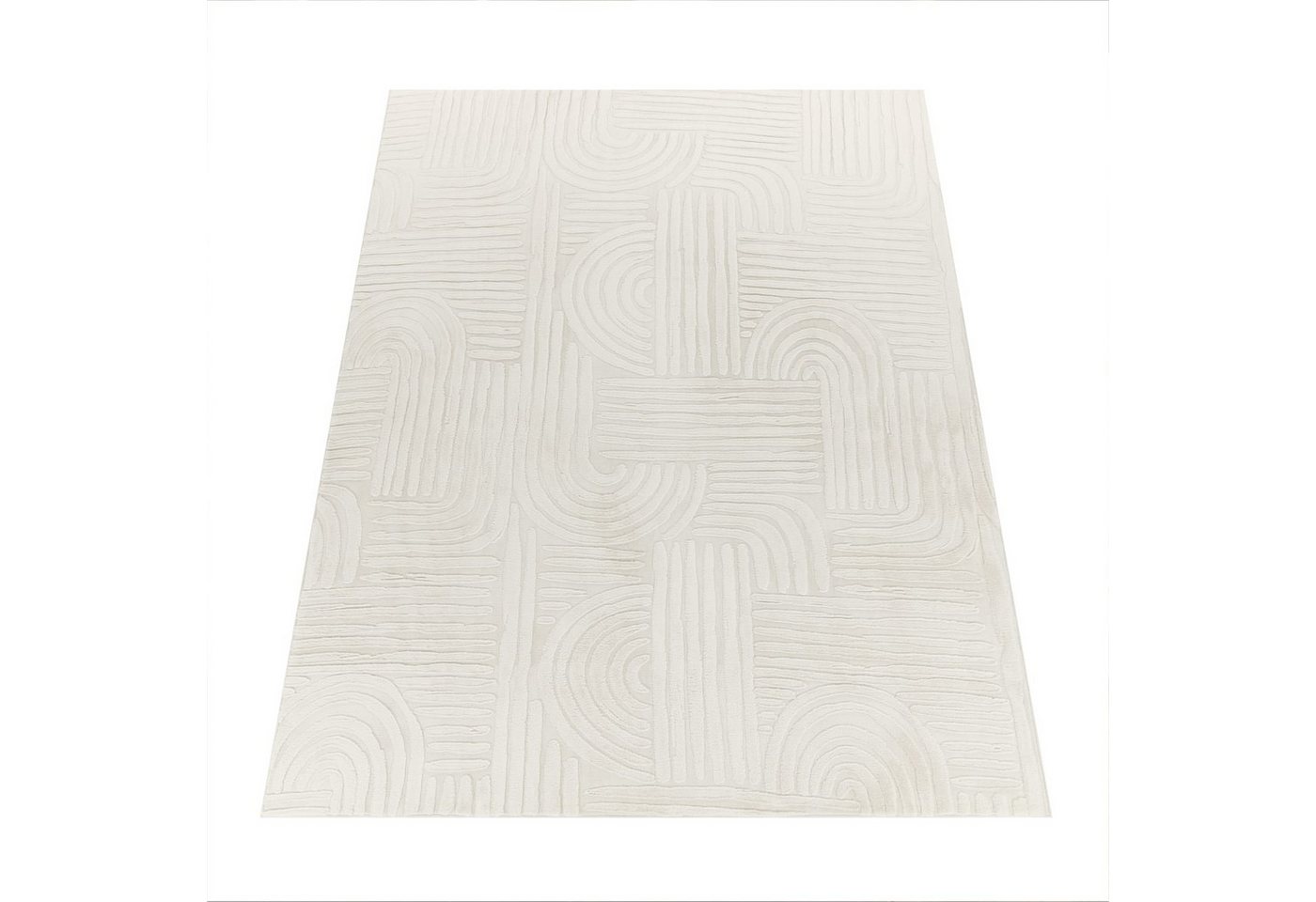 KADIMA DESIGN Teppich waschbar Unifarben Struktur Wohnzimmer Teppich Kurzflor, Rechteckig, Höhe: 14 mm, Florhöhe: 10 mm, 100% Polyester, Rechteckig, 80x150cm, Creme KADIMA DESIGN Teppich waschbar Unifarben Struktur Wohnzimmer Teppich Kurzflor, Rechteckig, Höhe: 14 mm, Florhöhe: 10 mm, 100% Polyester, Rechteckig, 80x150cm, Creme von KADIMA DESIGN