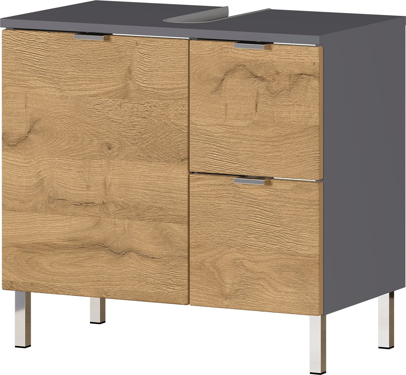 KADIMA DESIGN Unterschrank INDE Waschbeckenunterschrank 60 x 56 x 34 von KADIMA DESIGN