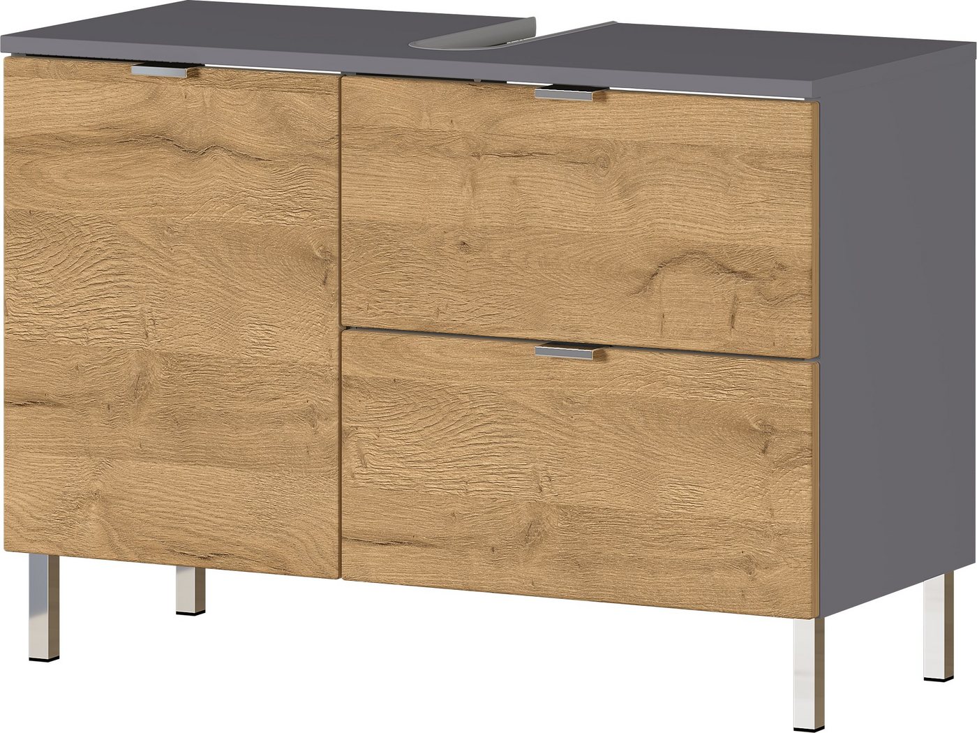 KADIMA DESIGN Unterschrank INDE Waschbeckenunterschrank 80 x 56 x 34 von KADIMA DESIGN