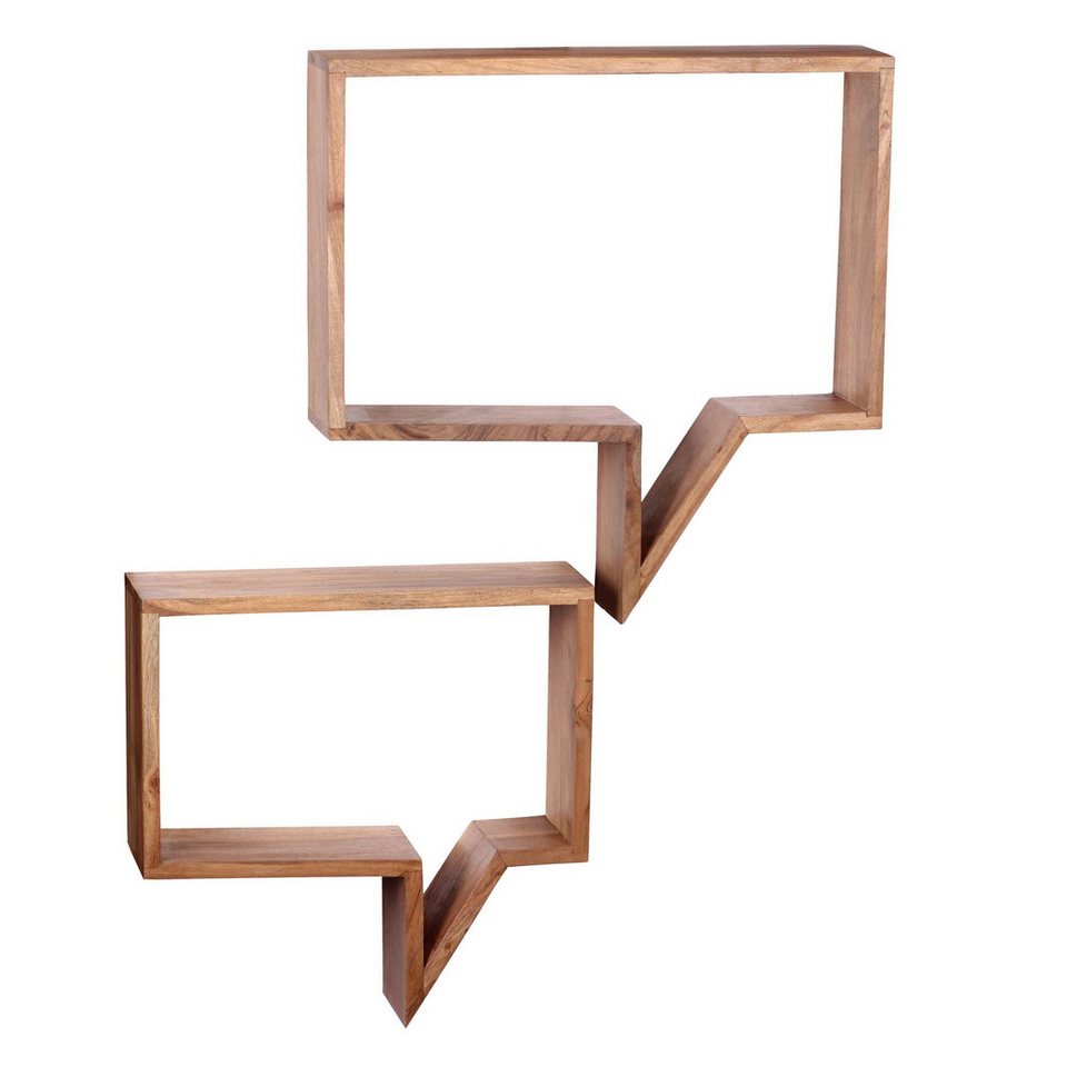 KADIMA DESIGN Wandregal 2er Set Wandregale MUMBAI Massivholz Akazie Holzregal Landhaus-Stil, Hängeregal Echt-Holz Wandboard Natur-Produkt KADIMA DESIGN Wandregal 2er Set Wandregale MUMBAI Massivholz Akazie Holzregal Landhaus-Stil, Hängeregal Echt-Holz Wandboard Natur-Produkt von KADIMA DESIGN