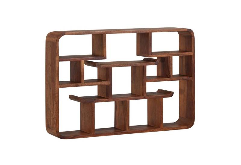 KADIMA DESIGN Wandregal Modernes Hängeregal aus Edelholz Stauraumwunder mit Stil Wandregal von KADIMA DESIGN