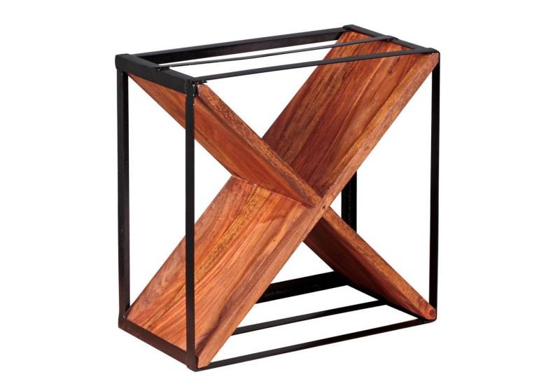 KADIMA DESIGN Weinregal Weinständer INDI - Handgefertigt, 16 Flaschen, Wandmontage von KADIMA DESIGN