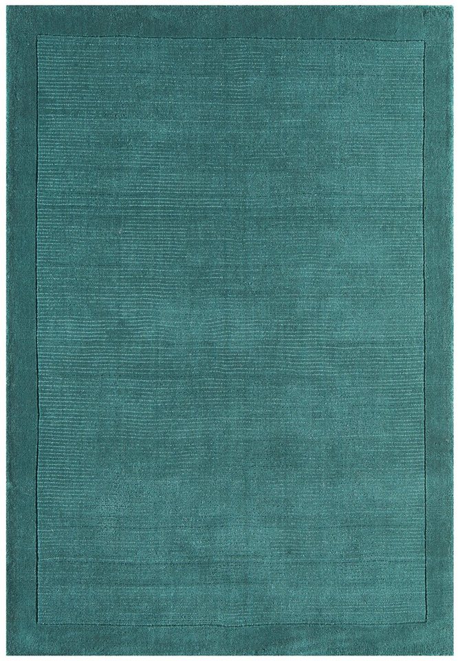 KADIMA DESIGN Wollteppich Handgewebter Teppich, Strukturdesign Bordüre, Unifarben, Weich, Robust, Rechteckig, Höhe: 19 mm, 100% Schurwolle, Rutschfester Baumwollrücken, Schalldämmend KADIMA DESIGN Wollteppich Handgewebter Teppich, Strukturdesign Bordüre, Unifarben, Weich, Robust, Rechteckig, Höhe: 19 mm, 100% Schurwolle, Rutschfester Baumwollrücken, Schalldämmend von KADIMA DESIGN