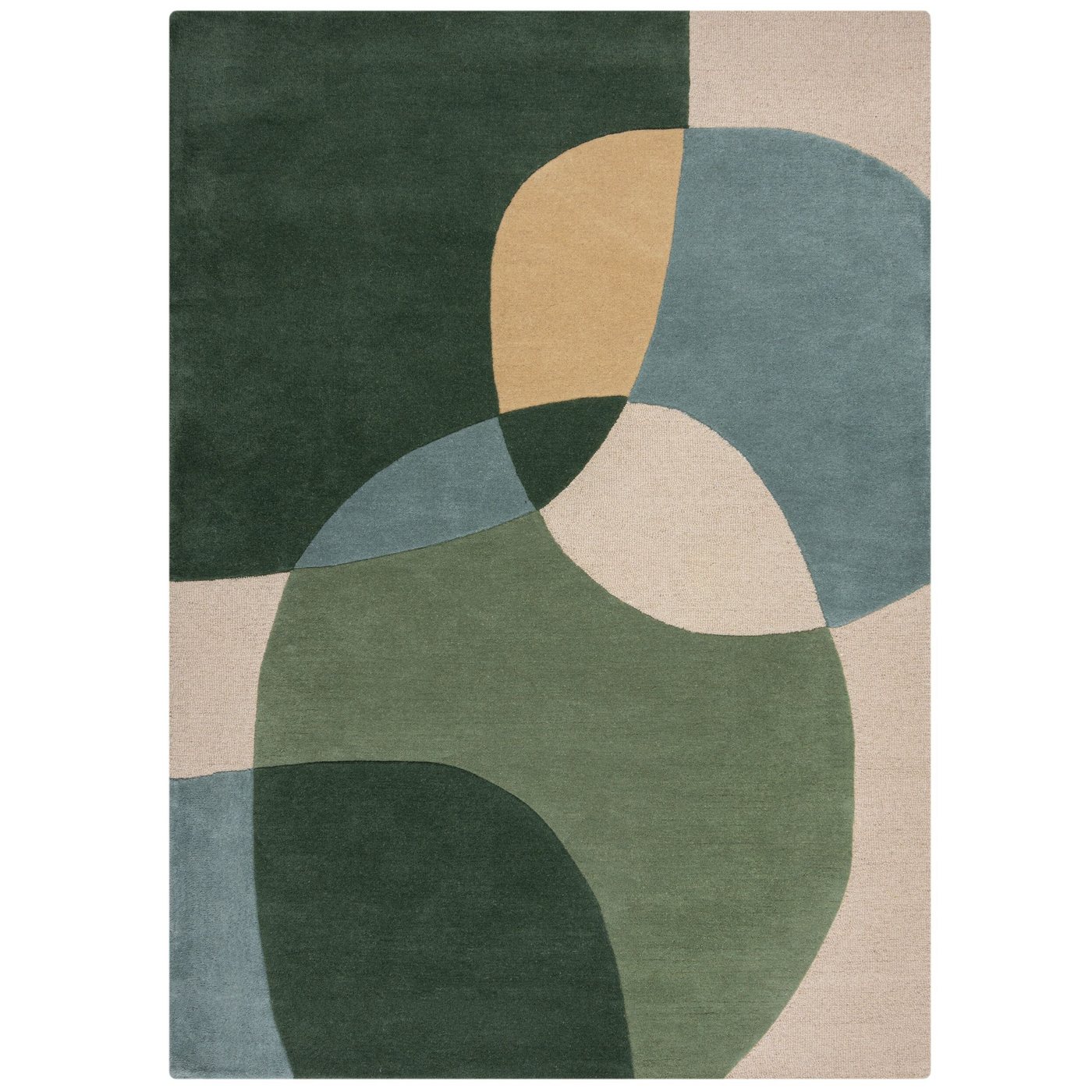 KADIMA DESIGN Wollteppich Wohnzimmer-Teppich AIRE - 100% Wolle, Lebendige Farbakzente, Rechteckig, Höhe: 8 mm KADIMA DESIGN Wollteppich Wohnzimmer-Teppich AIRE - 100% Wolle, Lebendige Farbakzente, Rechteckig, Höhe: 8 mm von KADIMA DESIGN