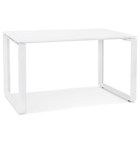 Kompakter Schreibtisch Weiß 120x60 cm | Platzsparender Büro- & Computertisch | Kleine Räume | Ergonomisches MDF-Design - XERAL Kompakter Schreibtisch Weiß 120x60 cm | Platzsparender Büro- & Computertisch | Kleine Räume | Ergonomisches MDF-Design - XERAL von KADIMA DESIGN