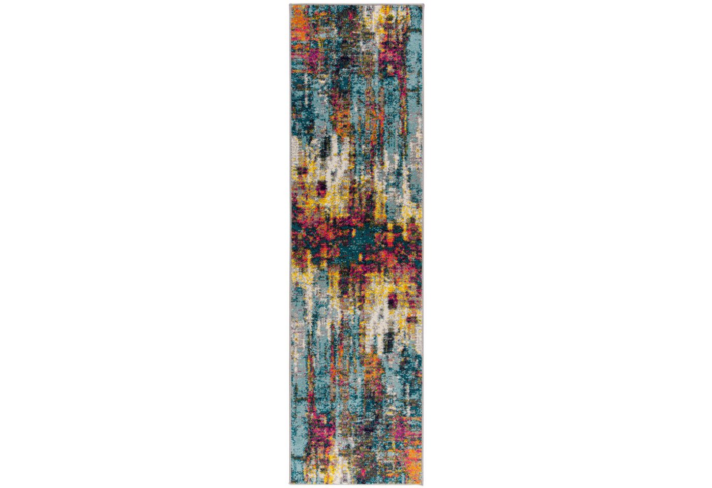Teppich Farbenfroher Baumwollteppich FAL Abstraction", Handgewebt, KADIMA DESIGN, Läufer, Höhe: 11 mm" von KADIMA DESIGN