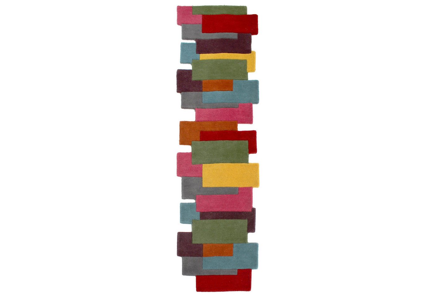 KADIMA DESIGN Wollteppich Geometrischer Wollteppich THAMES EVA: 100% Wolle, Rutschfest, Läufer, Höhe: 10 mm, Poldichte: 3900 g/qm,Pflegeleicht,Kurzflor,Läufer,Handgemacht KADIMA DESIGN Wollteppich Geometrischer Wollteppich THAMES EVA: 100% Wolle, Rutschfest, Läufer, Höhe: 10 mm, Poldichte: 3900 g/qm,Pflegeleicht,Kurzflor,Läufer,Handgemacht von KADIMA DESIGN