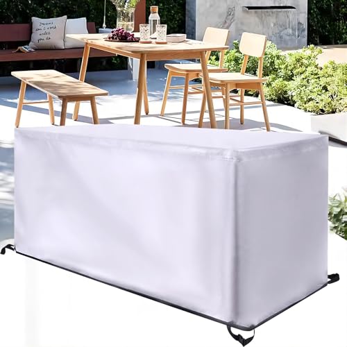 KADING Abdeckungen für Gartenmöbel, 80x40x60cm/LxWxH Gartenmöbel Abdeckung Wasserdicht, Schutzhülle Gartenmöbel Winterfest Abdeckplane Loungemöbel Abdeckung wasserdichte Anti-UV Loungesofa von KADING