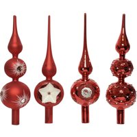 Kaemingk Baumspitze weihnachtsrot 31 cm von KAEMINGK BV