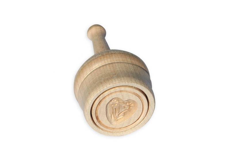 KAESE-SELBER.DE Back-Set Butterdurchstoßform Stempel, 30 Gramm Herz aus Holz 9 cm, Form, (1-tlg) von KAESE-SELBER.DE