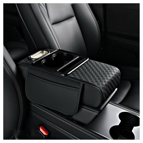 KAEW Auto Armlehnen Auflage für Hyundai Tucson SUV 2005-2009, Multifunktionales Auto-Mittelkonsolen Polster, Armlehne Auto Box Pad, Innenraum Zubehör,Black von KAEW