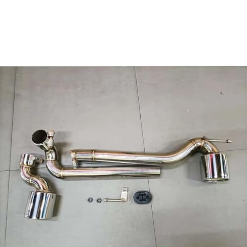 KAEW Endstuck Auspuff für BMW E90 E92 318i 320i 330i 325i 2006-2016, Auspuffblenden Edelstahl Auto Endstück Endschalldämpfer Spitze Endrohrblende,normal-A von KAEW