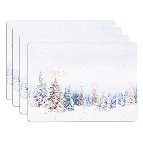 KAF Home Patina Vie Kork-Tischsets, 40,6 x 30,5 cm, 4 Stück (Love and Joy) von KAF Home