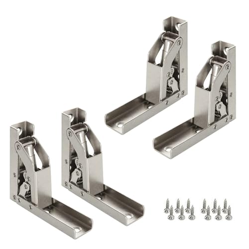 KAFENDA 90 Grad Klappscharniere, hartschließende Scharniere für Schrank-Upgrades, verdeckte Scharniere, (2) von KAFENDA
