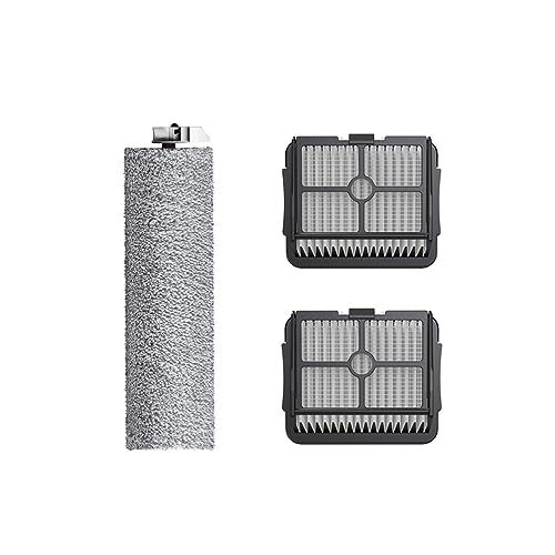 KAFTKO Austausch des HEPA-Filters Mit Rollbürste for Staubsauger. Kompatibel Mit Shunzao Osotek H100 Pro. Kompatibel Mit Truclean W10 Ultra (Color : Roller and 2 Filters) von KAFTKO