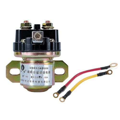 12V 24V JD231A Generator Starter Motor Relais 150A for Alle Version Starten Motor Magnet Generator Zubehör(12V) von KAGGGRYFX