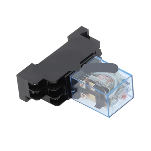 1Set DC12V/24V/36V/48V/110V/220/240V AC 10A 8PIN Spule Power Relais DPDT LY2NJ HH62P HHC68A-2Z Mit Sockel Basis(DC 12V) von KAGGGRYFX
