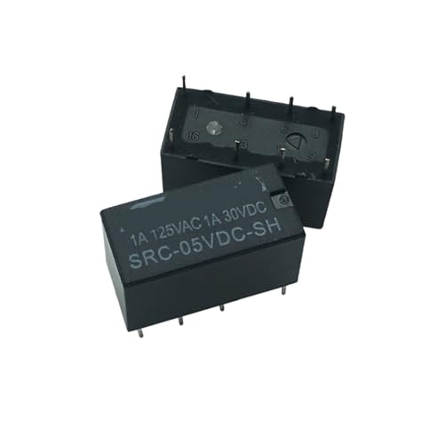 Neues originales Signalrelais SRC-05 12 24VDC-SH 5V 12V 24V Zwei offene und zwei geschlossene 1A 8-polige elektromagnetische Relais(SRC-05VDC-SH) von KAGGGRYFX