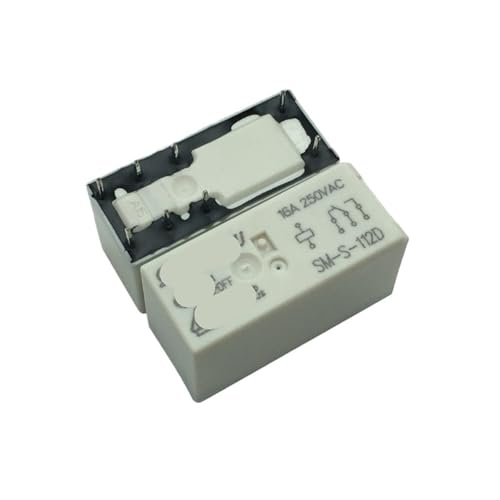 SM-S-112D SANYOU-Relais 12 VDC Ein Satz 8-poliger Umbauten 16 A 250 VAC ersetzt HF115F-024-1ZS3 Kleine Leistungsrelais(SM-S-124D-F) von KAGGGRYFX