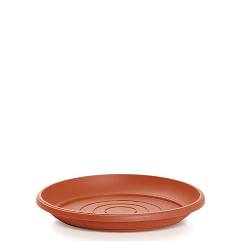 Untersetzer für Blumenkübel Blumentopf Pflanztopf rund Kunststoff Terracotta Ø 41 cm/Stellfläche: 32,5 cm von KAGM