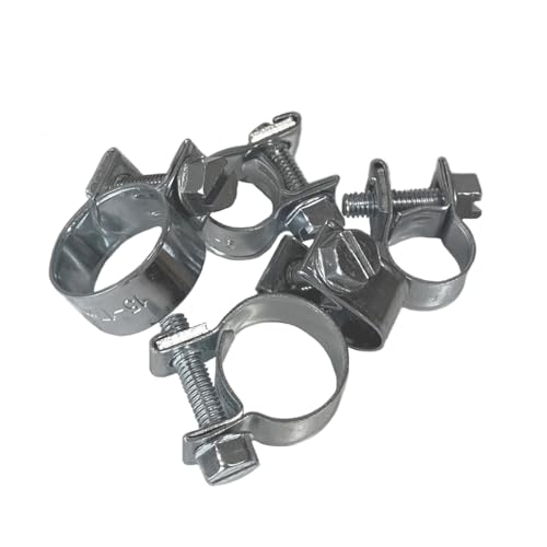 Schlauchschellen Mini Schelle Schlauchschelle Schlauchklemmen Klemmen 10 STÜCK | 16-18 mm von KAGM