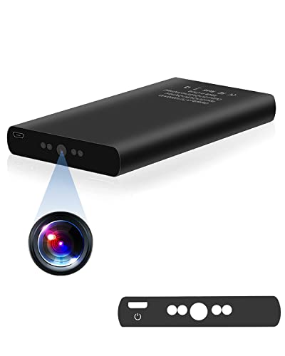 Mini Sicherheitskamera Power Bank, 1080P 10000mAh Tragbare Spy Power Bank Sicherheitskameras Nanny Cam mit Bewegungserkennung/Schwerkraftsensor für Innen- und Außenüberwachung von KAGMY