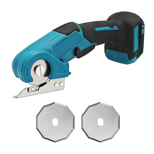 Akku Kartonschneider Kompatibel mit Ma kita 18V Batterie, Universalschere Elektrische Schere mit Sicherheitssperre für Handwerk zum Schneiden von Karton Leder Teppich Topfpflanze, ohne Akku von KAHCOP