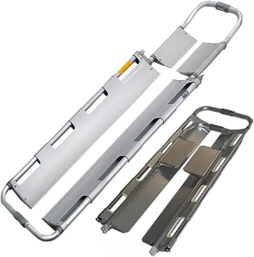 Faltbare Aluminium-Schaufel-Trage, einstellbare Länge tragbare Bahren, Patient Transport medizinische Bahre mit Breakaway Scharnier Mechanismus von KAHDBOY