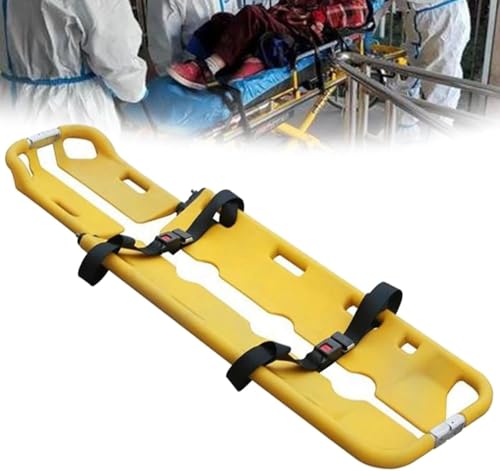 Faltbare Bahre, leichtes Feuer Notfall medizinische flache faltbare Schaufel Bahre mit Sicherheit, tragbare Patient Transfer Board, für Krankenhaus zu Hause von KAHDBOY