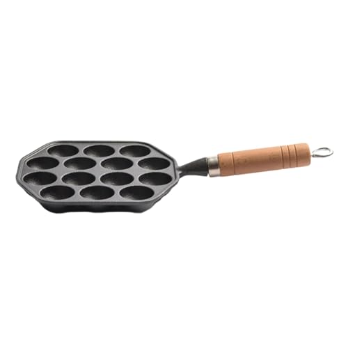 KAHDGSS 14 Hohlraum Eisen Takoyaki Pan Ungiftig Halbe Kugel Tintenfische Ballmacher Für Herd Ofen Grills Sicheres Küchenkochwerkzeug Herd Takoyaki Pan KAHDGSS 14 Hohlraum Eisen Takoyaki Pan Ungiftig Halbe Kugel Tintenfische Ballmacher Für Herd Ofen Grills Sicheres Küchenkochwerkzeug Herd Takoyaki Pan von KAHDGSS