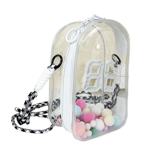 18 Cm Crossbody Bag Wasserfeste Klare PVC Schultertasche Mit Verstellbarem Riemen Für Kinderzubehör Spielzeugpuppe Aufbewahrung Multifunktionaler Schulterschlingenbeutel 18 Cm Crossbody Bag Wasserfeste Klare PVC Schultertasche Mit Verstellbarem Riemen Für Kinderzubehör Spielzeugpuppe Aufbewahrung Multifunktionaler Schulterschlingenbeutel von KAHDGSS