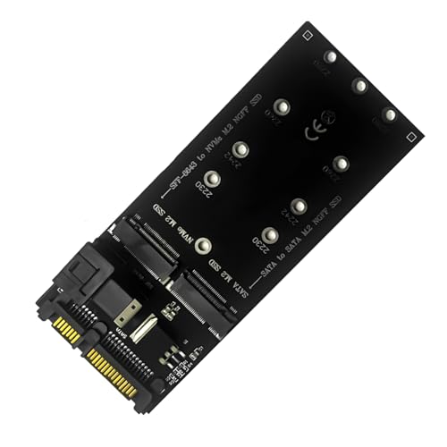 1pc 22Pin Satas Adapter SFF-8643 Zu Kits NGFFS M Key to SLIMLINESSAs von KAHDGSS