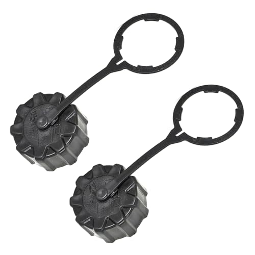 2 Stück Gewinde-Ablaufabdeckungen mit Haltegurten für Sprühgeräte, auslaufsicheres Design, Rasen, Gartensprüher, Tankkappen, Sprüher, Ablaufabdeckung und Haltegurt-Set von KAHDGSS
