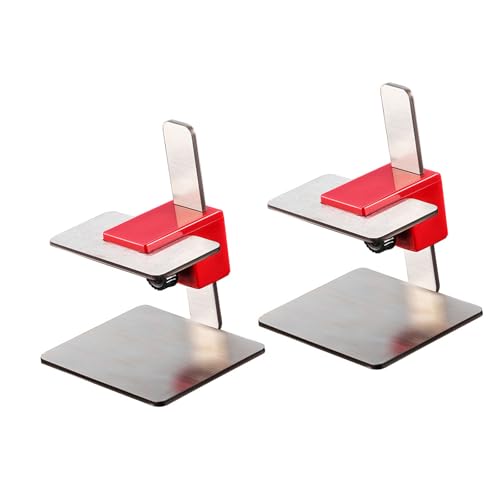 2pcs Metallstahlbodenschrankstufer Tür Installation Stellvertreter Tür Schnellpositionierungswerkzeug Einstellbare Schränke Hardware Jig Handwerkzeug Handwerk von KAHDGSS