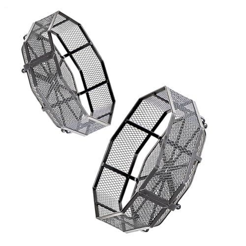 2pcs Moderne Metallfrüchte Aufbewahrungskörbe Wohnzimmer Desktop Snacks Großer Kapazität Küche Organisatoren Qualität Lebensstil von KAHDGSS