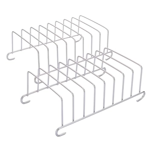 2pcs Praktische Luftfritteusen Backzubehör Edelstahl Rack Und Kuchenformen Für Küchenlager Mehrzweckluft Frittier Backset von KAHDGSS