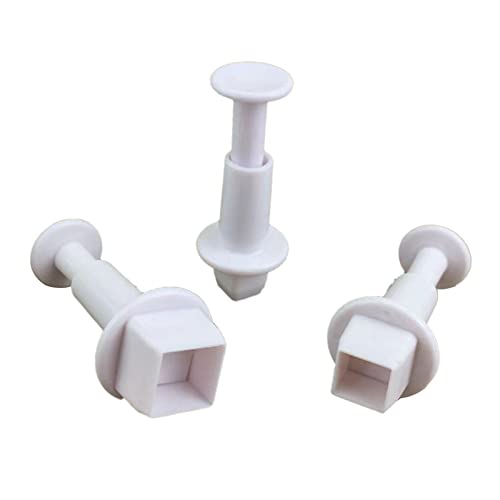 3 Stücke Quadratkolben Fondant Cutter Zuckerfahrzeugkuchen Dekoration Werkzeuge Keks Stamper Backzubehör Runden Fondantschneiderkolbenkolben Set Für Kuchendekoration 3 Stücke Quadratkolben Fondant Cutter Zuckerfahrzeugkuchen Dekoration Werkzeuge Keks Stamper Backzubehör Runden Fondantschneiderkolbenkolben Set Für Kuchendekoration von KAHDGSS