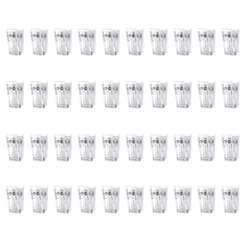 40/100 Stück selbstklebende Clips, tragbare Klemmen für einfache Organisation von Dokumenten und zum Aufhängen im Büro oder zu Hause, Wandteppiche, hängende Clips von KAHDGSS