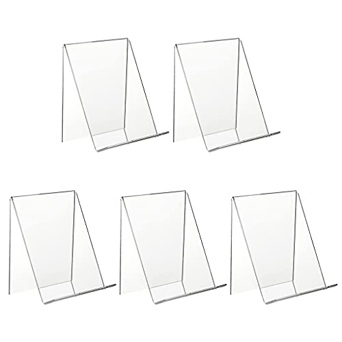5 Stück Klare Acrylhalter Dekorative Klare Acryl Displays Steht Klare Buchenden Für Geschäfte In Denen Buch Notebook Angezeigt Wird 5 Stück Klare Acrylhalter Dekorative Klare Acryl Displays Steht Klare Buchenden Für Geschäfte In Denen Buch Notebook Angezeigt Wird von KAHDGSS